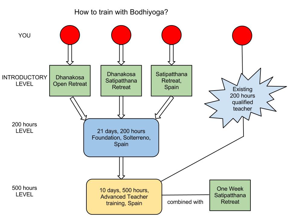 How to train with Bodhiyoga?